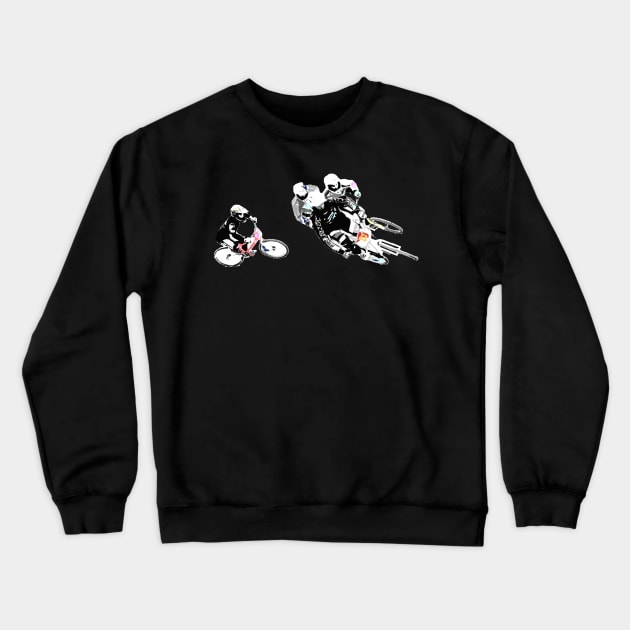 bmx Crewneck Sweatshirt by rickylabellevie